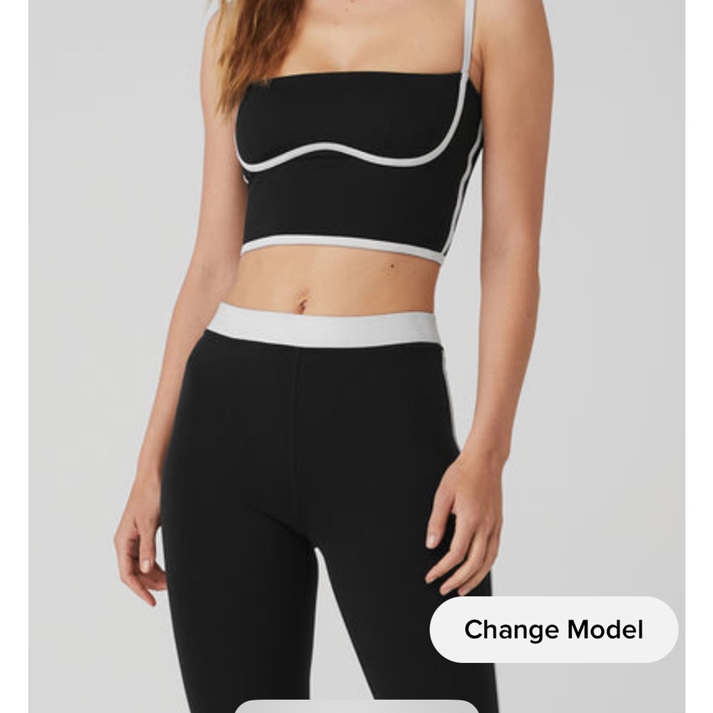 EUC Alo Airbrush streamlined bra tank
